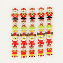 20 Piece Christmas Deer Wooden Craft Pegs Clothes Paper Photo Hanging Clips for Party Decoration 48mm