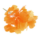 Artificial Ginkgo Leaf Foliage for Home Wedding Garden Decoration Orange