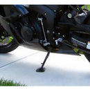 Black Motorcycle Kickstand Plate Pad Stand Side Kick Bike for Suzuki Sport