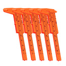 5 Pieces Mini Plastic Ruler Sliding 80mm Vernier Caliper Gauge Measure Tools