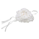 European Style Heart Shaped Flower Wedding Ring Pillow Wedding Favors White