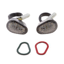 Motorbike Flush Mount Amber LED Turn Signals Lights Indicators For Yamaha YZF R1 R6 R6S