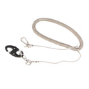 2.5m Fishing Lanyard Boating Rope Camping Secure Hook Grip Retractable