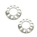 2 Pieces Aluminium 5-Hole Wheel Hub Spacer 8mm Thickness for Car Vehicles