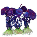 Non Toxic Environment Friendly Simulation Plastic Aquatic Plants Aquarium Ornament Decorations Purple