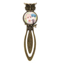 Retro Ducument Bookmark Reading Marker Stationery Metal Clip Bride&Groom