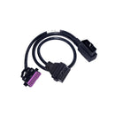 OBD2 II 6 Pin Adapter Connector Cable Cord Black For Audi VW Skoda