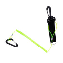 2 in 1 Kayak Paddle Leash, Fishing Rod Coiled Lanyard Cord 280 cm/110 inch