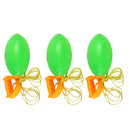 3pcs Plastic Speed Shuttle Pull Ball 2 Player Interaction Playground Fitness Sports Toy Green -L