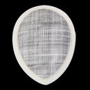 Fashionable Teardrop Shape Hat Base Fascinator Headpieces Base Costume Making Head Dress Millinery Craft DIY Beige