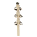 1pcs Wooden Stick Bells Children Kids Hand Percussion Musical Toys Birthday Gift
