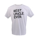 Best Uncle Ever Birthday Holiday Gift Saying Slogan Cotton Mens T-shirt XL