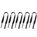 5pcs Neoprene Eyewear Sunglasses Glasses Neck Cord Retainer Band Strap-Black