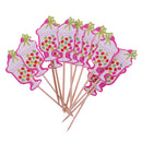 Pieces of 12 Ice Cream Cake Picks Cupcake Topper Wedding Christmas Party Supplier