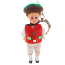 Multicolored Sleeping Eyea Nationally Dolls Keychain Key Ring Kids Collectible