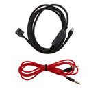 Car Audio Female AUX IN Input Adapter Cable 3.5mm For BMW E39 2002-2003 E46 2002 - 2006 E53 2002-2006