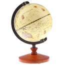 Wooden Base 360Â° Rotating Bronze World Globe - Earth Ocean Geography Kid Educational Teaching Aids Globes Home Decor