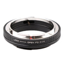 Aluminum Mount Adapter Ring for Canon FD Lens to EOS EF 5D 40D DSLR Camera Optical