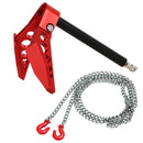 Metal Heavy Winch Anchor w/ 80cm Trailer Chains for 1/10 RC Crawler Car Spare Parts