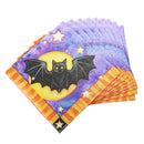 18pcs Happy Halloween Bat Paper Napkin Disposable Napkin Tableware Decor