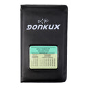 PU Golf Scorecard Holder with Scorecard and Pencil Score Notebook Tracking Score Booklet Golf Stats