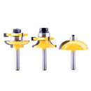 3x 8mm Shank Ogee Rail & Stile Raised Cutter Panel Cabinet Door Router Bit