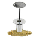 1/2-Inch Straight Quarter-Turn Shut-Off Valve Kit for NG LP Gas Fire Pits