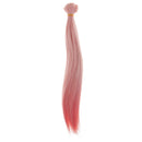 Fashion 25cm DIY Decor Doll Wigs Long Straight High Temperature Wire Light Pink