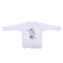 Handmade Lovely Cartoon Pattern White Casual Top For 1/6 Blythe BJD Dolls