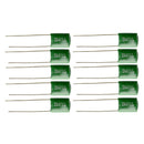 10 Pieces 0.047/2A473J Capacitors DIY for Electric Guitars Bass Tone Caps Green
