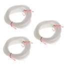 3Pcs 100 Meters Clear Monofilament Nylon String Fishing Line Thread Diameter. 1mm