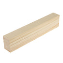 20x Natural Smooth Blank Wood Slices Rectangle Plaque For Modelling Material