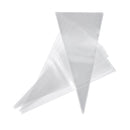 50 Pieces Cone Clear Sweet Chocolate Candy Cupcake Wrapper Birthday Party Favor Gifts Display Cellophane Cello Bags Decoration 27 x 8 cm