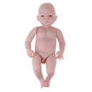 100% Safe Soft Silicone 22inch Reborn Awake Baby Boy Doll Kits Fresh Color Simulation Toddler Model DIY Birthday Gifts