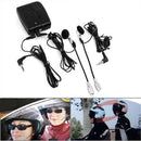 Motorbike Headset, Motorcycle 2-way Radio Intercom Headset Helmet Communication System 3.5mm Earphone