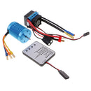 3300KV Sensorless Brushless Motor Waterproof 45A ESC Program Card for 1/12 RC Car