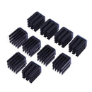 10 Pcs 3D Printer Parts Accessories Black Cooling Block Heatsink for TMC2100