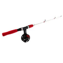Detachable Ice Fishing Rod and Reel Set Winter 62cm Mini Fishing Pole Wheel