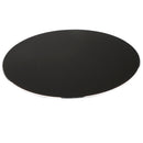 Round Gaming Mouse Pads/Extended Office Desk Mat for Trackbal Mouse Black