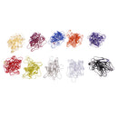 300 Pieces 20mm Multi-color Metal Safety Pins Gourd Calabash Shape Coilless Box