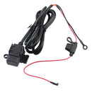 Waterproof Motorcycle USB Charger Adapter Charging Port 12V to 5V/2.1A for Cellphone Tablets GPS and Other Devices