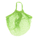 Portable Reusable Shopping Cotton Blend Mesh 10KG Bearing Weight Bag Hanging Accessory Green