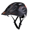 Bike Cycling Skating Skiing Head Safety Protection 18-Holes Diversion Helmet with Detachable Visor M Black