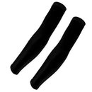Outdoor Sports Bike Cycling Golf Arm Sleeves Sun UV Rays Protection Comfortable Breathable Arm Warmers Arm Cover 1 Pair Black L