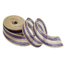 10M Natural Jute Hessian Burlap Ribbon Rustic Home Wedding Party Decoration Scrapbooking Craft Project DIY Purple