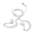 3.5mm Earhook Waterproof Sports/Running/Outdoors Headset Headphones in-ear Earphones Earbuds for iPhone Samsung iPod MP3 MP4, and other 3.5mm Jack Devices White