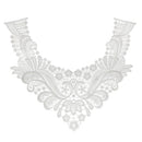 Vintage Embroidered Collar Applique Neckline Patches