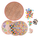 Multifunctional 10 in 1 Chess Game Board Game Set for Kids Adult Portable Wooden Toys