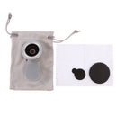 2 in 1 Camera Lens Kit Macro Lens Wide Angle Lens Clip on Universal Cell Phone Sliver