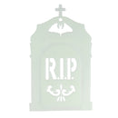 Plastic Luminous Wall/Glass Sticker Halloween Party Decoration -Tombstone